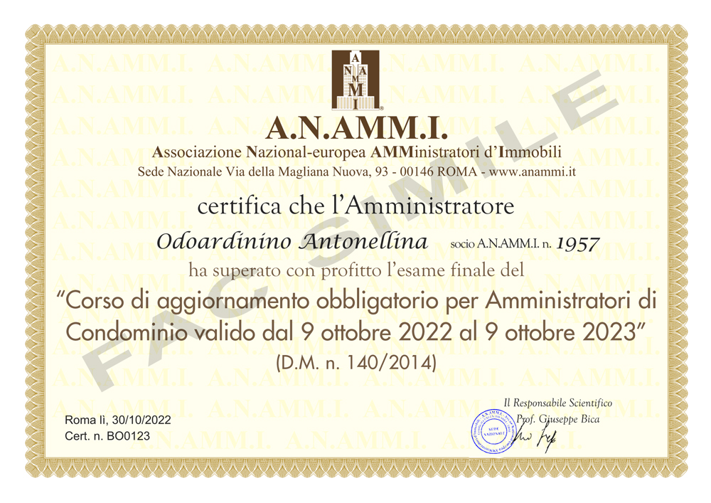 Attestato Aggiornamento