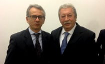 Il Presidente dell’A.N.AMM.I. Giuseppe Bica con il Sottosegretario alla Giustizia Cosimo Maria Ferri.